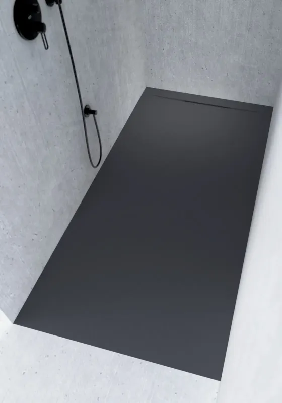 Populair Riho Isola douchevloer 90x90cm antraciet