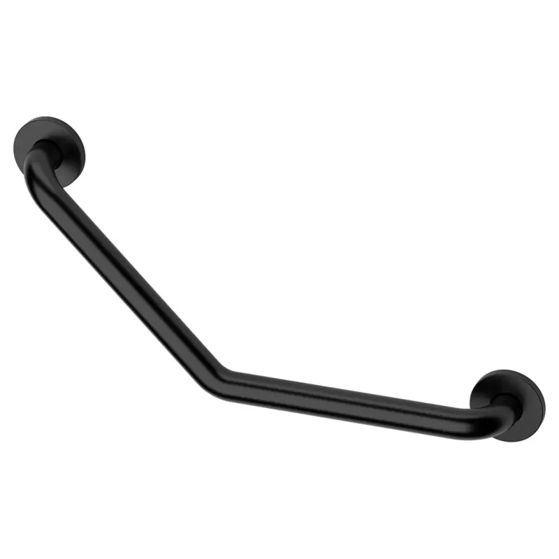 Haceka Kosmos badgreep met hoek 55cm zwart mat Express Levering