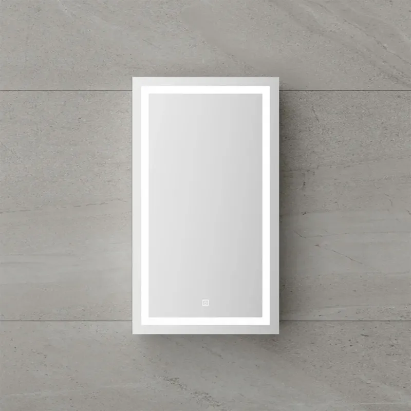 Snelle Levering Badstuber spiegelkast met LED verlichting 50x70cm