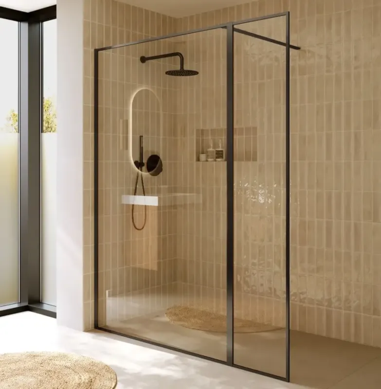 Riho Define inloopdouche 160x200cm ijzer verouderd mat Speciale Aanbieding