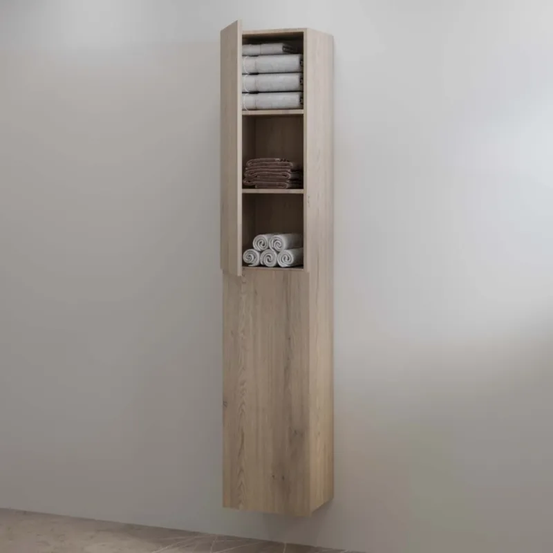 Best Design Blanco hoge kolomkast 35x180cm bruin eiken Weekendaanbieding