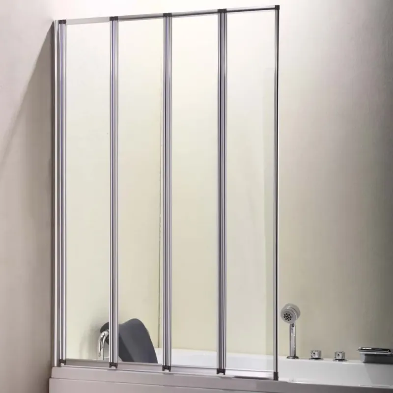 Eastbrook Volente badwand met vouwpanelen 100x140cm chroom Tijdelijk Beschikbaar