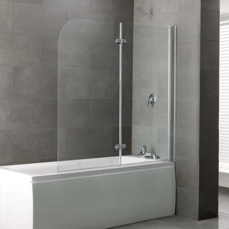 Eastbrook Voltente badwand 147x155cm chroom Finale Uitverkoop