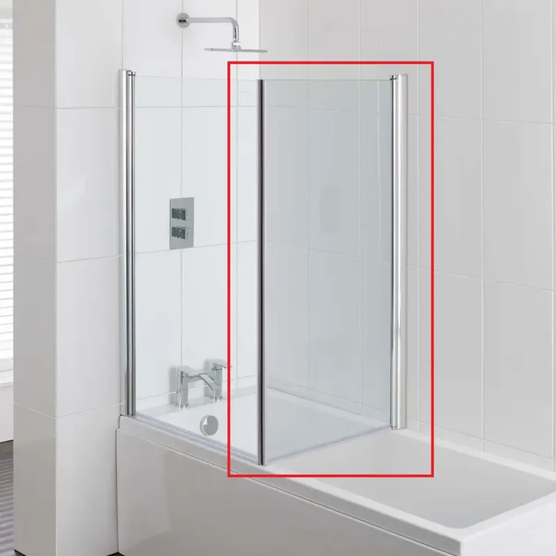 Eastbrook Type 1 badwand zijwand 75x140cm chroom Betaalbaar