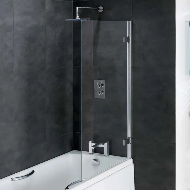 Eastbrook Volente badwand 85x150cm met 6mm veiligheidsglas chroom Populair