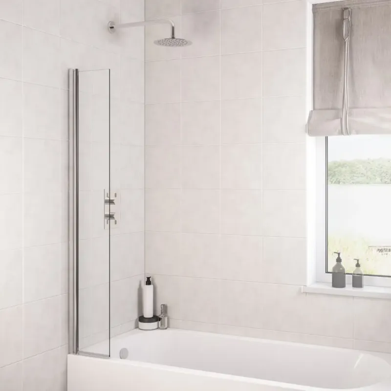 Eastbrook Designer badwand 30x140cm chroom Fabrieksprijs