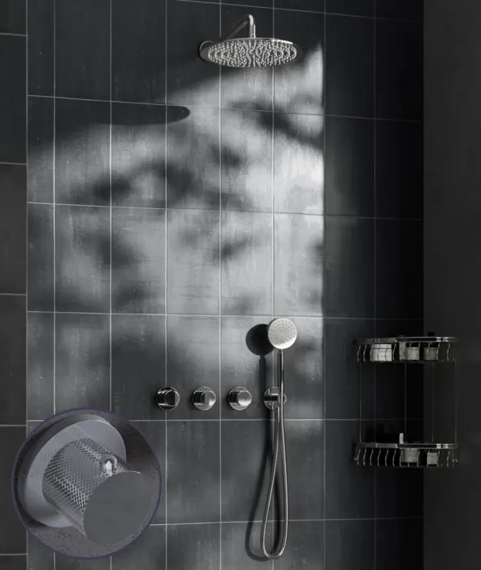Saniclear Plus Curved inbouw regendouche met 20cm hoofddouche en muurarm chroom Must-Have