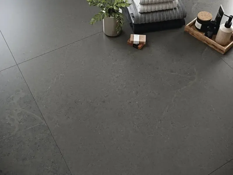 Tegelsample Jabo Norwich vloertegel antraciet 60x60cm gerectificeerd Betrouwbaar