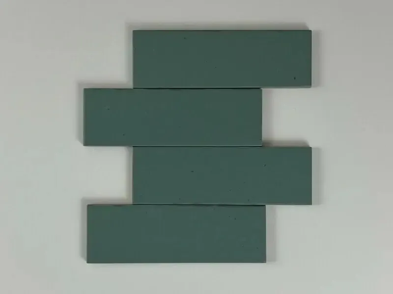 Op = Op Tegelsample Jabo Kalma vloertegel blauw 6x18.6 mat