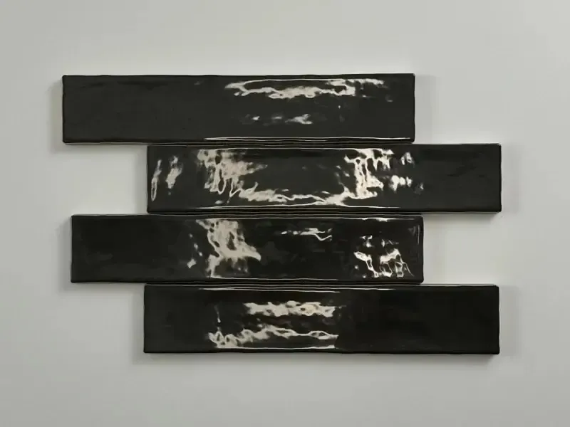 Tegelsample Jabo Kalon wandtegel antraciet 5x25cm glans Aanbieding