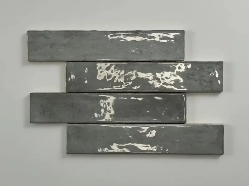 Tegelsample Jabo Kalon wandtegel grijs 5x25cm glans Hete Deal