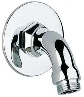Grohe douchearm 1/2" m. rozet chroom Laatste Versie