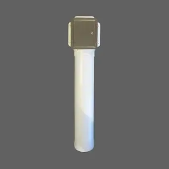 Etsero Roll-up closetrollen dispenser 13.7x77x13.5cm v. maximaal 6 rollen RVS gepolijst Seizoensaanbieding