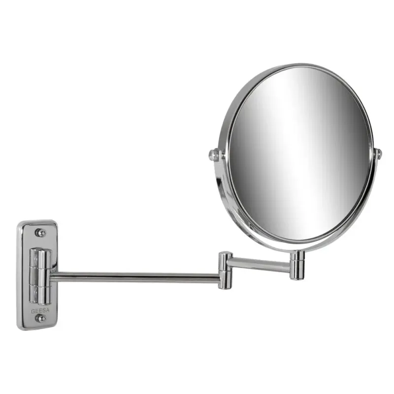 Geesa Mirror scheerspiegel 2-armig 3x vergrotend ø 200 mm chroom Koop Online