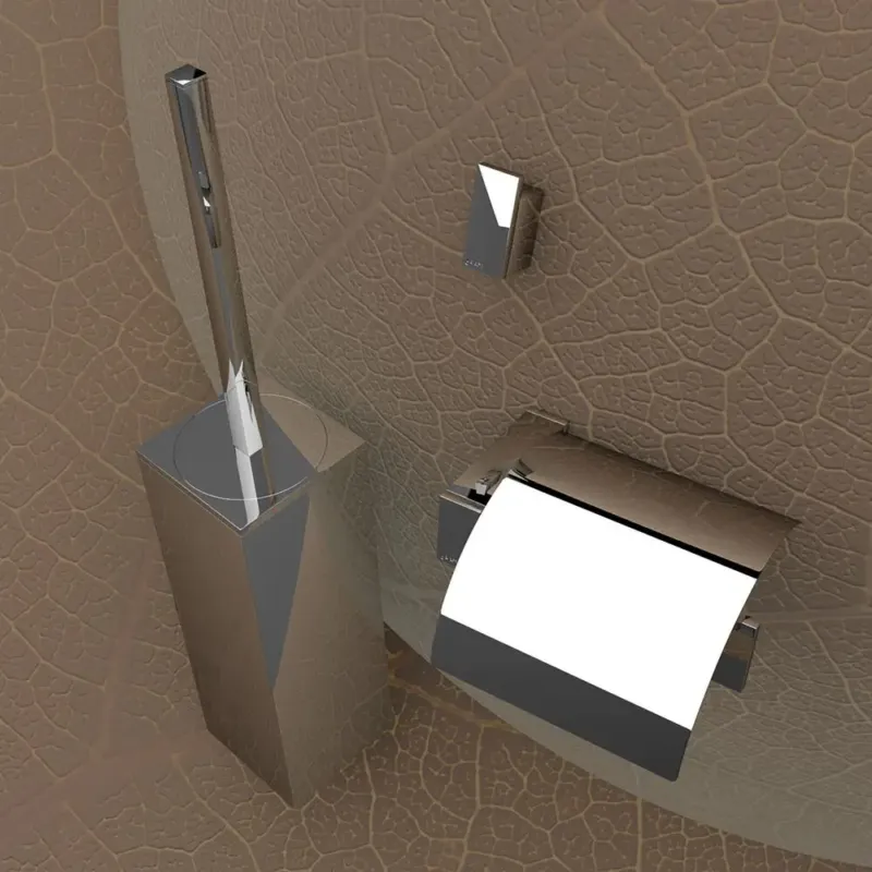 Shop Nu Geesa Modern Art toiletaccessoireset chroom