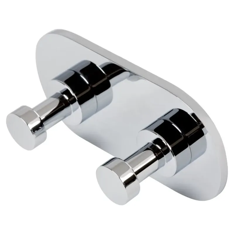 Geesa Nemox handdoekhaak dubbel chroom Speciale Aanbieding
