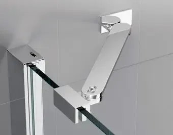 Novellini muursteun 25cm chroom Snelle Levering