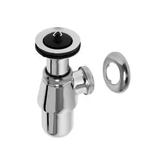 Uitverkoop Plieger plugbekersifon z. muurbuis 5/4" m.rozet chroom