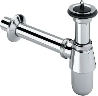 Laatste Versie Viega universele (plug)bekersifon m. verlengde muurbuis 5/4"x32x250 m. rozet chroom