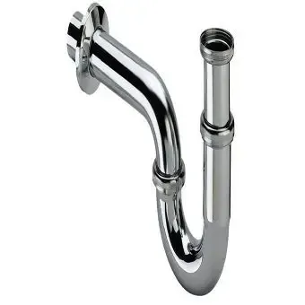 Fabrieksprijs Viega buissifon m. muurbuis 6/4" m. rozet chroom