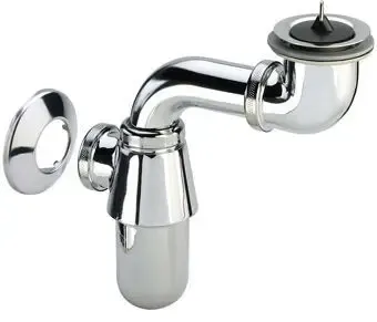 Uitverkoop Viega plugbekersifon ruimtebesparend ergonomisch m. stop 5/4" chroom