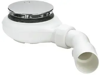 Actieprijs Viega Tempoplex douchebakafvoer 60mm hoog compleet 115x40/50 v. douchebak m. afvoergat Ø90mm chroom