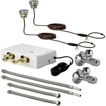 Viega Multiplex Trio E2 m. 2 bedieningelementen 256x176mm m. mengstation v. electronisch vullen van bad Populair