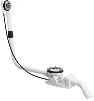 Premium Viega Rotaplex Rotaplex badafvoer-en overloopcombinatie m. waste inbouwdeel afvoer 90mm standaard