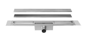 Easy Drain Compact 50 TAF douchegoot enkele plaat 170cm m. zero/tegel design rooster RVS Populair