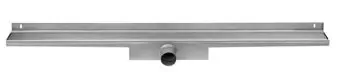Easy Drain Compact 30 Wall Zero douchegoot enkele plaat 6x110cm m. zijuitloop RVS Must-Have
