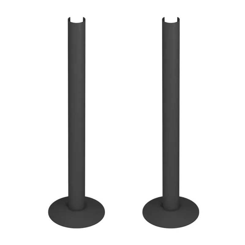 Eastbrook Pipes verdekking radiatorbuis 20cm met rozet antraciet Snelle Levering