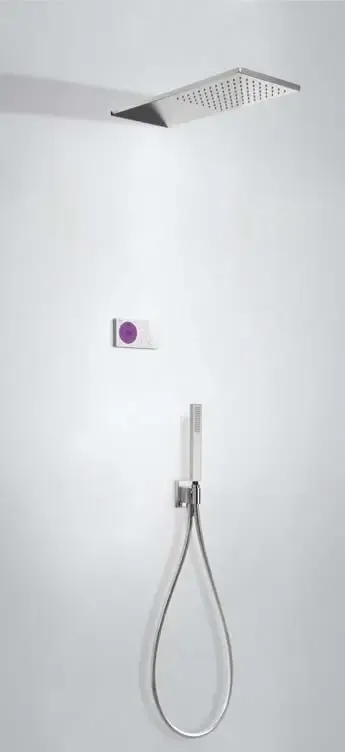 Tres Shower Technology elektronische inbouwthermostaat met regendouche en handdouche Finale Uitverkoop