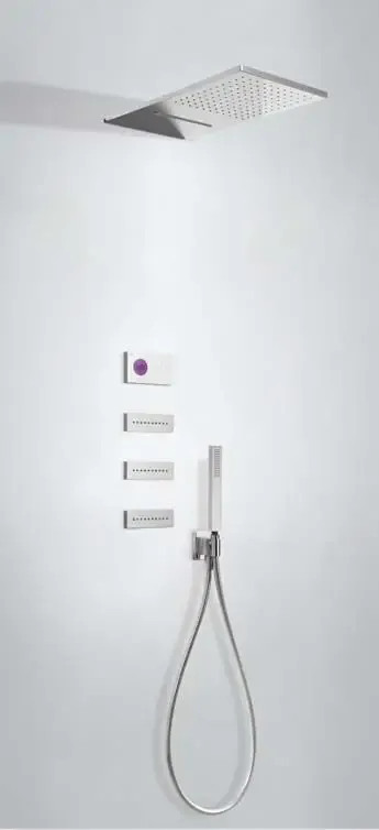 Lage Kosten Tres Shower Technology digitale inbouwthermostaat met luxe regendouche en massagejets
