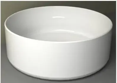 Mueller Ligilo opbouw wastafel rond 40cm wit Aanbieding