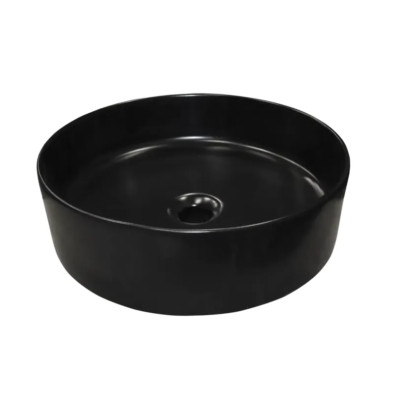 Uitverkoop Mueller Ligilo opbouw wastafel rond 40cm zwart