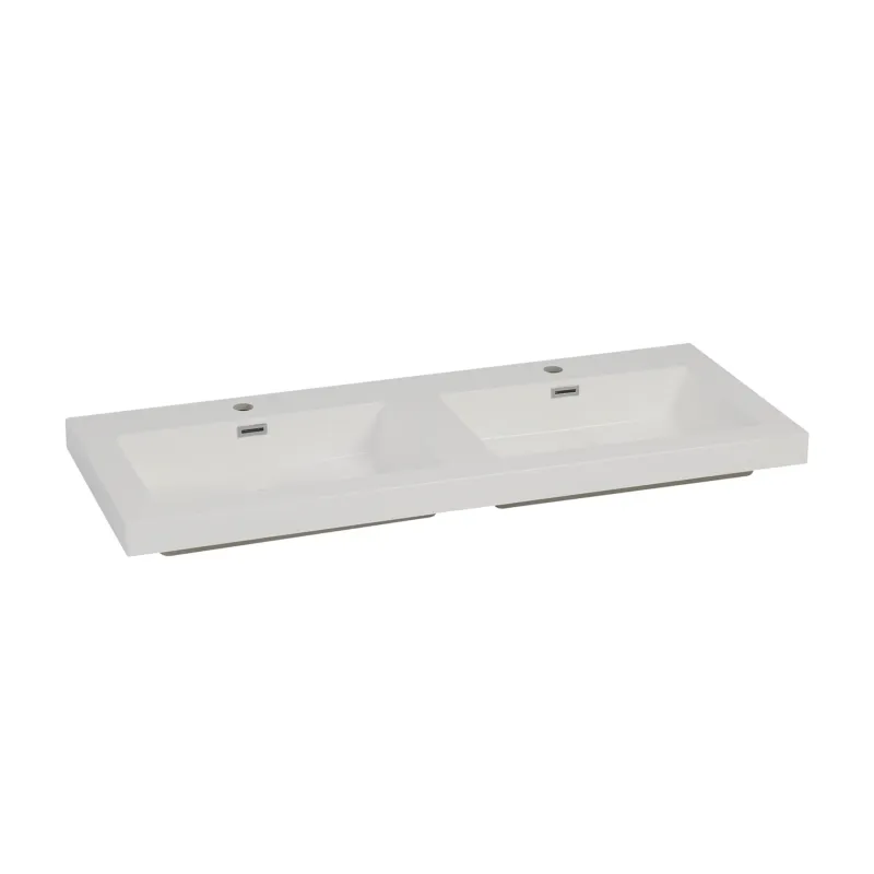 Must-Have Mueller Double mineraalmarmer wastafel 120x46cm