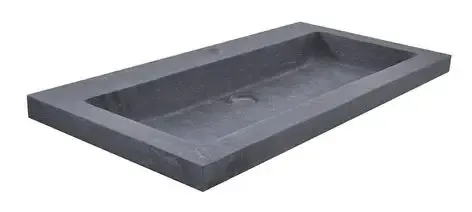 Bestel Nu Mueller Single natuursteen meubelwastafel 80x46cm met kraangat