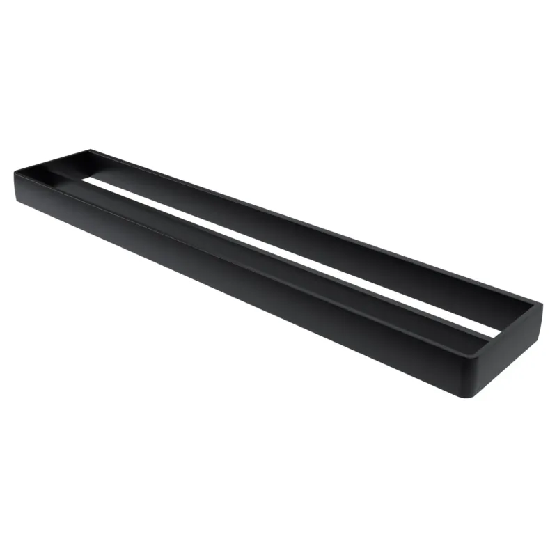Haceka Aline dubbele handdoekhouder 60cm mat zwart Beste Prijs