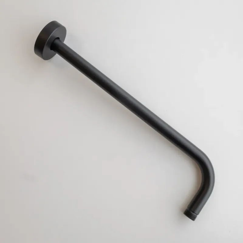 Premium Saniclear Nero douchearm voor wandmontage 35cm zwart mat