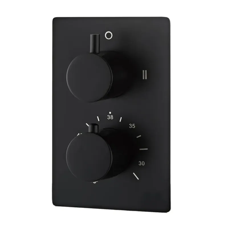 Saniclear Nero complete inbouw thermostaatkraan zwart Exclusieve Aanbieding