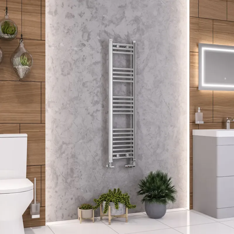 Gereduceerde Prijs Eastbrook Wendover handdoekradiator 30x120cm 245W chroom