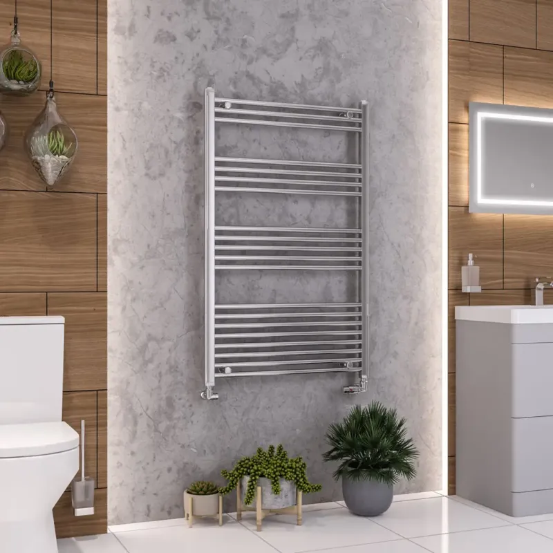 Goedkoop Eastbrook Wendover handdoekradiator 75x120cm 498W chroom