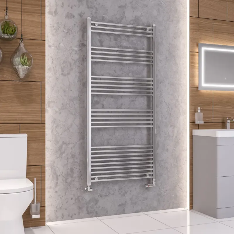 Voordeelprijs Eastbrook Wendover handdoekradiator 75x160cm 652W chroom