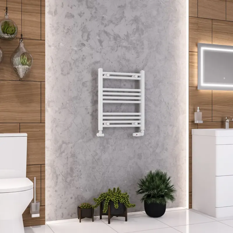 Eastbrook Wendover handdoekradiator 50x60cm 226W wit glans Koop Vandaag