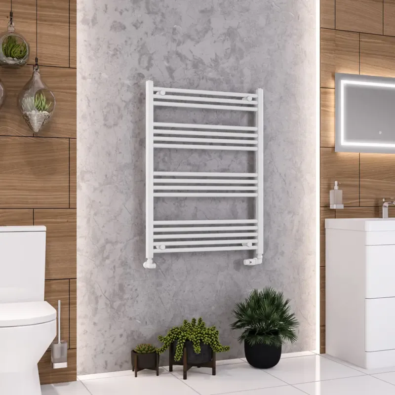Eastbrook Wendover handdoekradiator 75x100cm 510W wit glans Weekendaanbieding