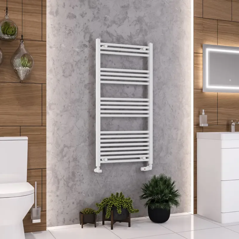 Eastbrook Wendover handdoekradiator 60x120cm 524W wit glans Betrouwbaar