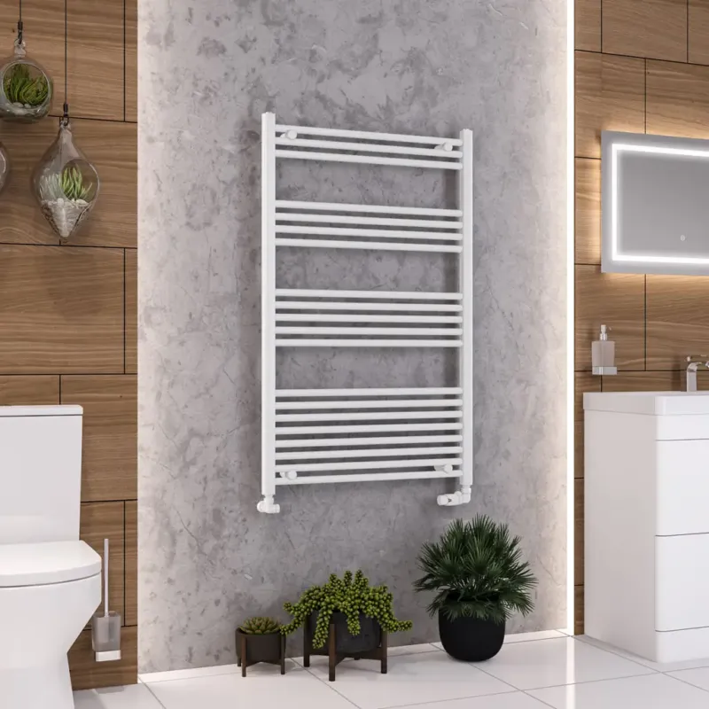 Eastbrook Wendover handdoekradiator 75x120cm 631W wit glans Lage Kosten