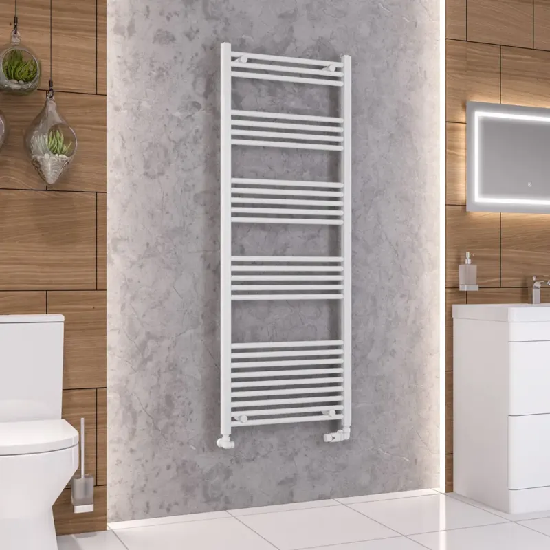 Bestseller Eastbrook Wendover handdoekradiator 60x160cm 687W wit glans