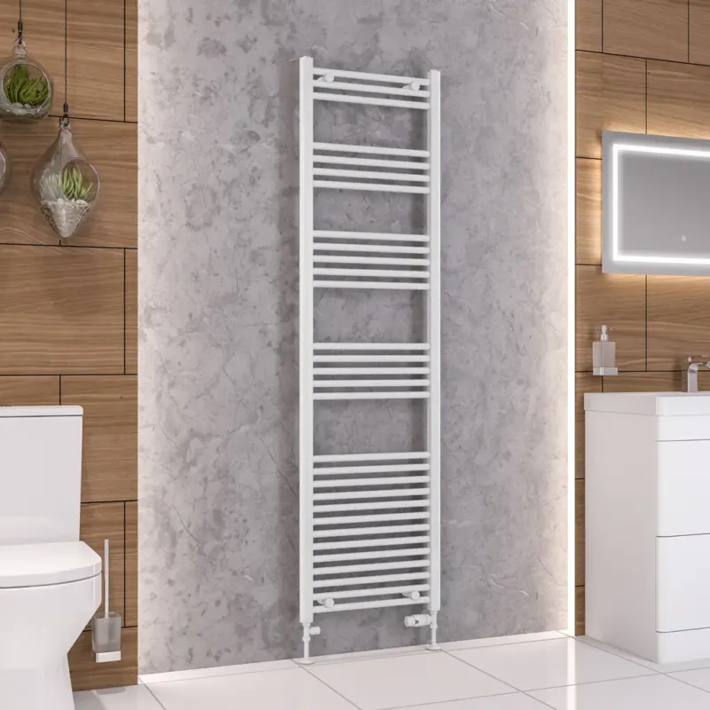 Eastbrook Wendover handdoekradiator 50x180cm 679W wit glans Must-Have