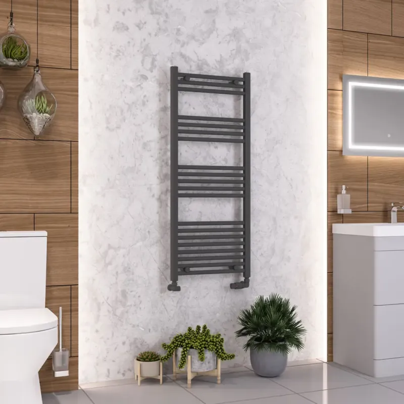 Superprijs Eastbrook Wendover handdoekradiator 50x120cm 521W antraciet